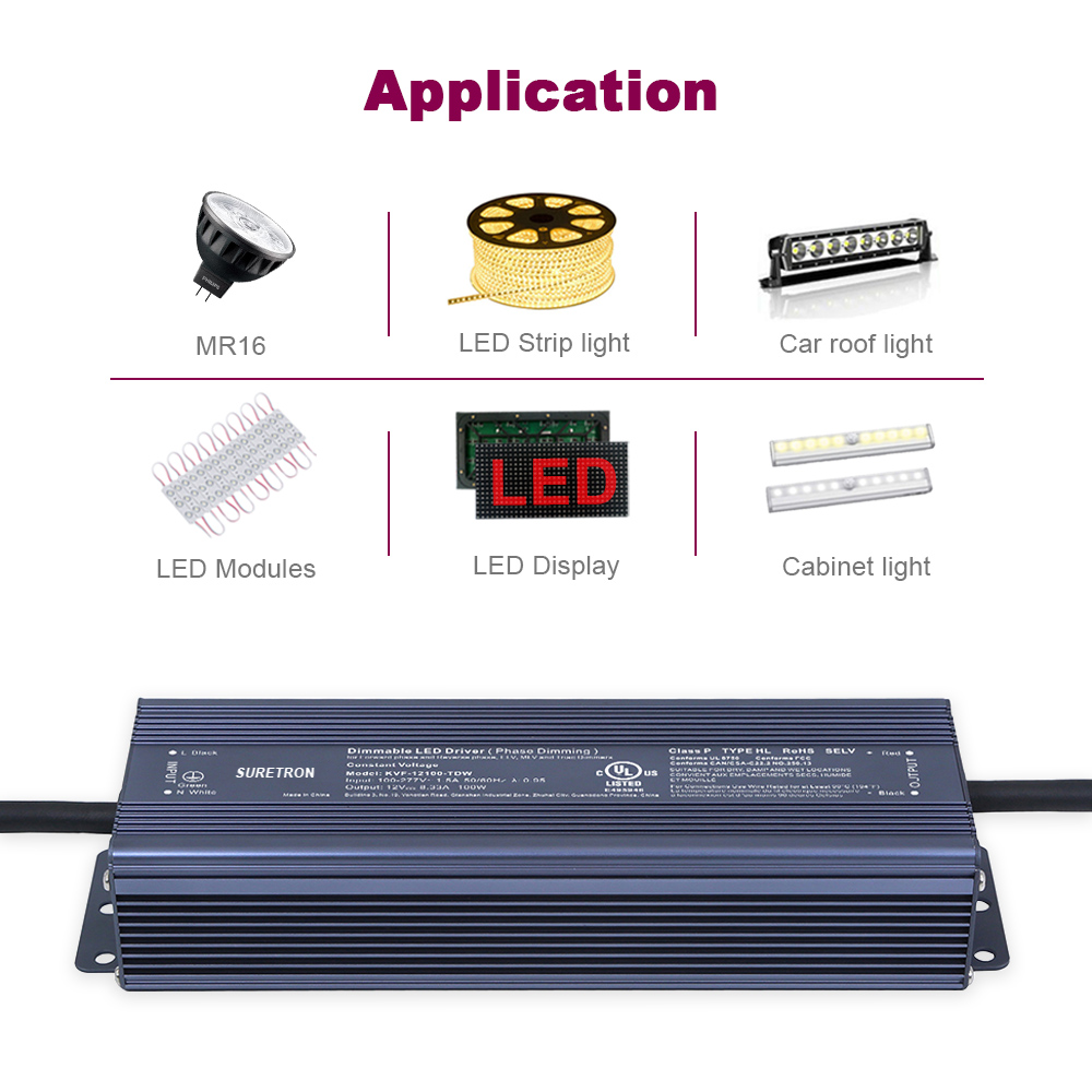 5 years warranty triac dimmable led power supply 30w 50w 100w 150w 200w 300w 600w dc 48v 36v 24v 12v led driver for led light