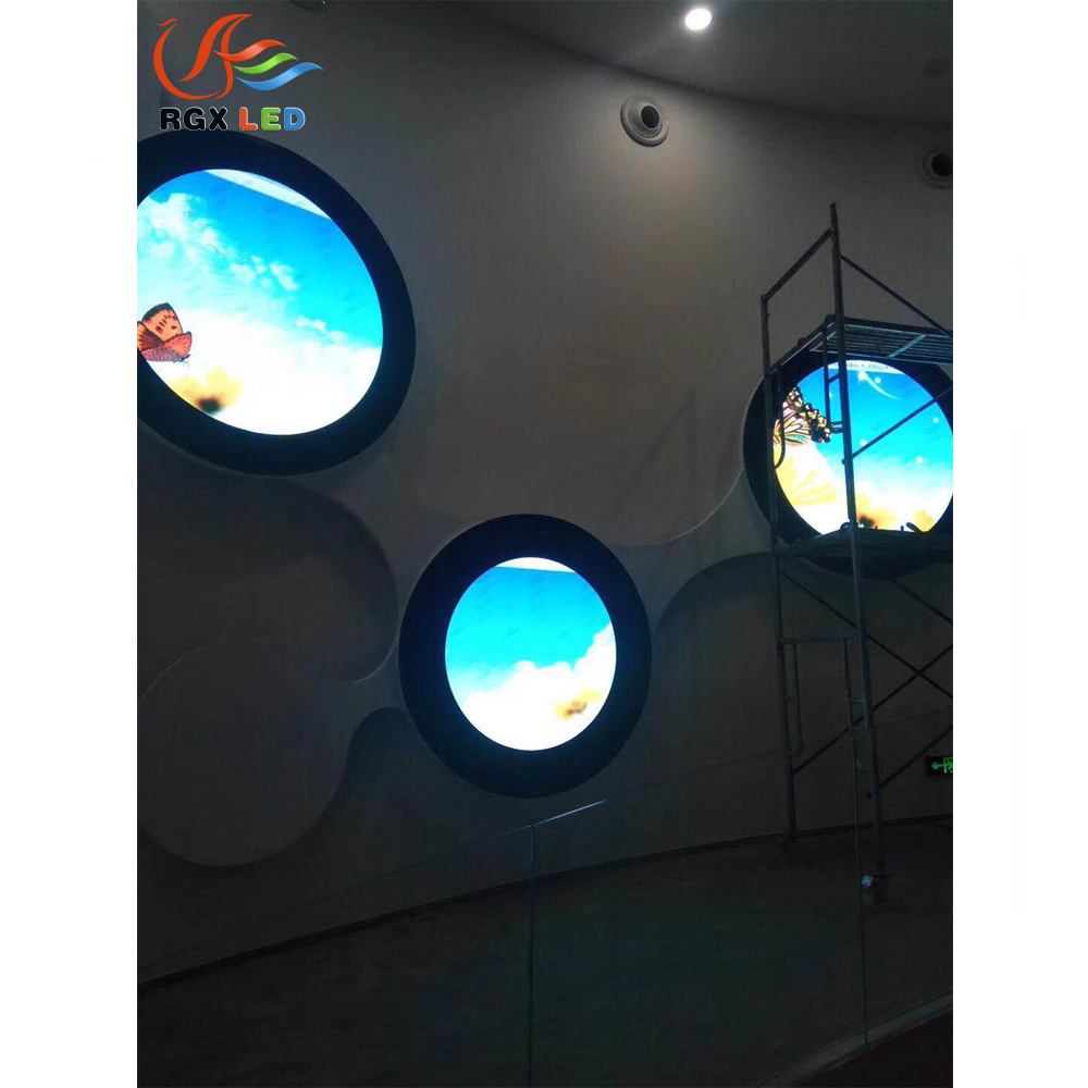 P2.5 P3 P4 P5 Pantalla LED Redonda High Quality Indoor Outdoor Round Screen LED Circle Display Video Wall Circular TV Screen