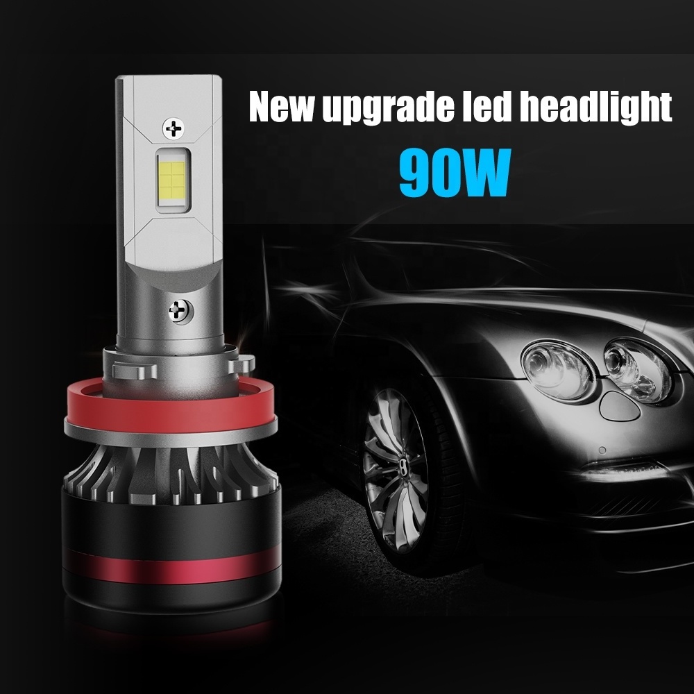 RCJ LED Headlights Super Bright Low Beam LED Lights M8 H1 H3 H4 H7 H11 9005 9006 9007 Car LED Headlight Bulbs Luces LED for Auto