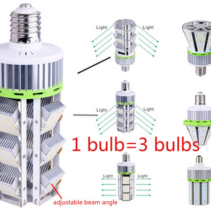 High Quality Factory Price beam angle adjustable 5 years Warranty Waterproof E40 E39 E27 E26 Ex39 80w led corn bulb e39 base