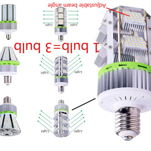 2024 New Style Adjustable beam angle Clear or diffused or no cover available 20W 36W 40W 50W 60W 80W 100W 120W led corn bulb e27