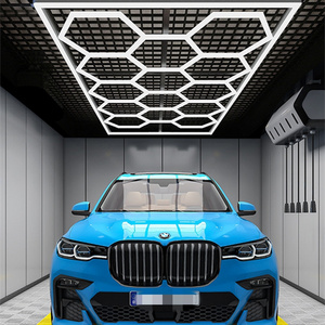 Hexagon Detailing Workshop Ceiling Led Light  Honeycomb Led Light For Car Shop And Garage