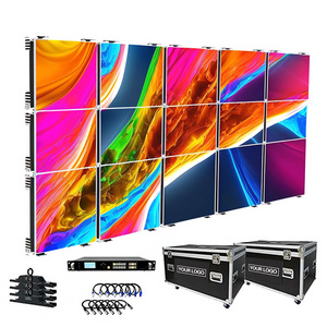 P4.81 Curve Stage Backdrop LED Video Wall Rental Outdoor LED Display Screen