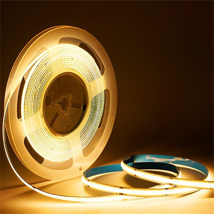 High Density LED  Ribbon Light 3000K 4000K 6500K 12V 24V 320P Leds 8mm 10W IP20  COB Flexible LED Strip Light