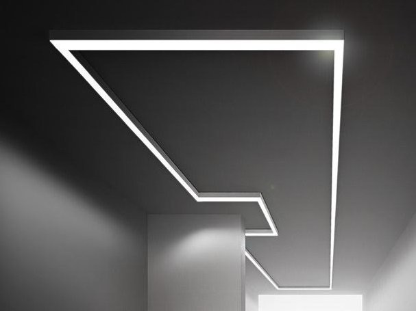 For Ceiling Light Bar Lighting Led Strip Channel Extrusion Recessed Drywall Plaster Gypsum In Aluminium Led Profile