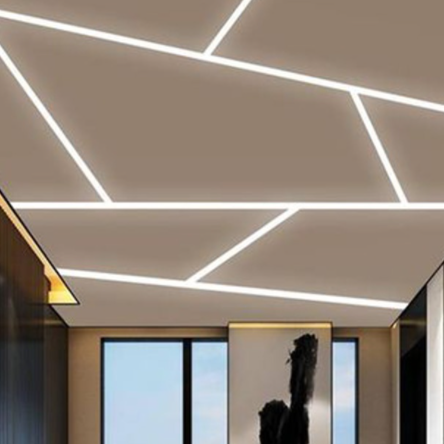 K8-1 Recessed Architectural Drywall Gypsum Plaster Ceiling Wall Alu Profil Channel housing Aluminium LED Profile