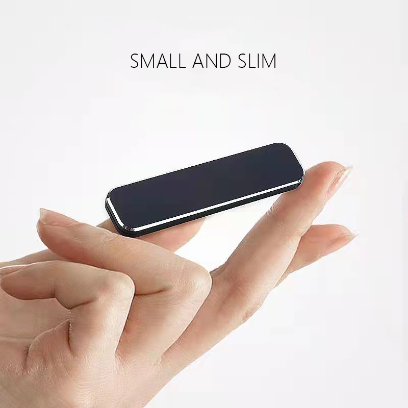 Flip Cellphone Metal Aluminium Alloy Stick On Back Hidden Slim Mini Foldable Mobile Phone Kickstand Stand Holder