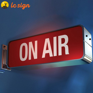 ON AIR Sign LED Light Recording Sign Studio Warning Sign for Studio