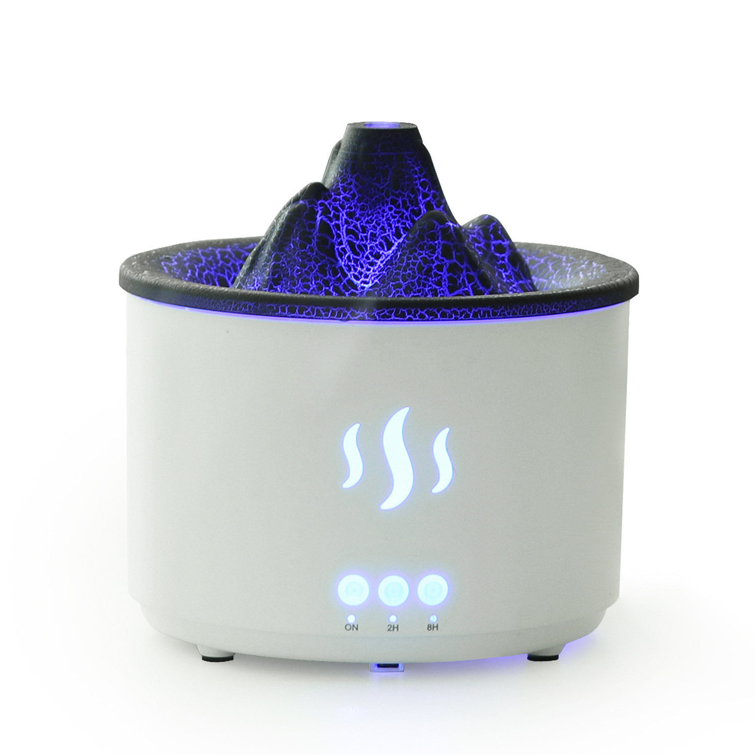 Super Strong Fire Volcano Humidifier Ultrasonic Aroma Oil Diffuser Fire flame Humidifier