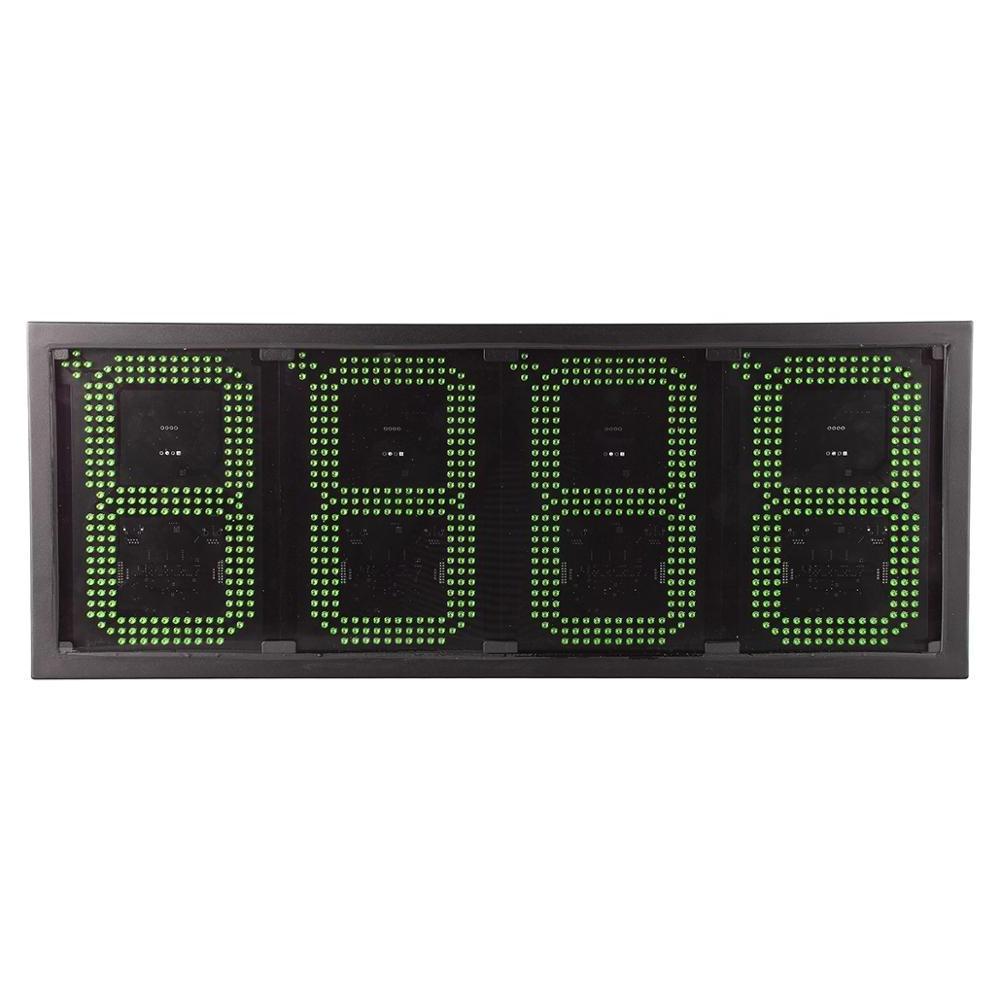 10 Inch Digital LED Gas Price Signs, 7 Segment LED Display for Gas Station Advertising with Waterproof Cabinet