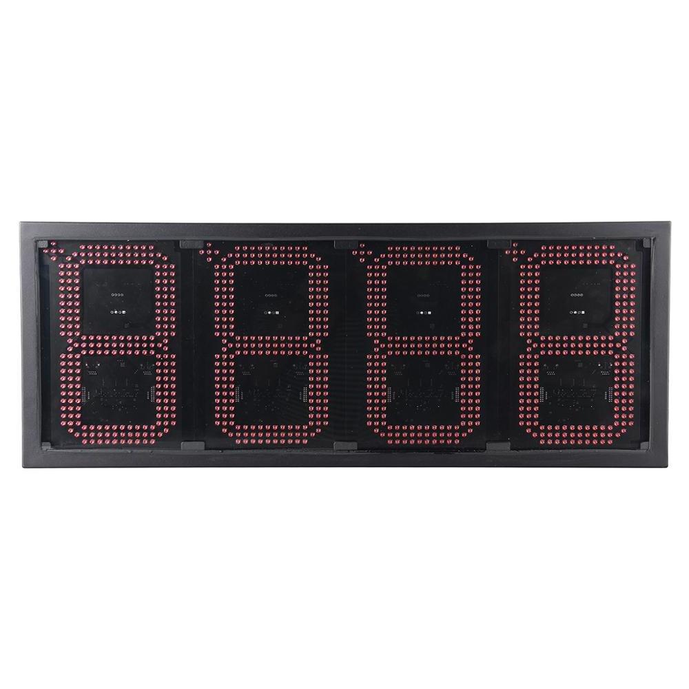 10 Inch Digital LED Gas Price Signs, 7 Segment LED Display for Gas Station Advertising with Waterproof Cabinet