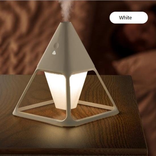 Personal Volcano Humidifier LED Night Light Small Desktop Humidifiers 140ml for Kids Babies, Plants, Home Office Desk Tabletop