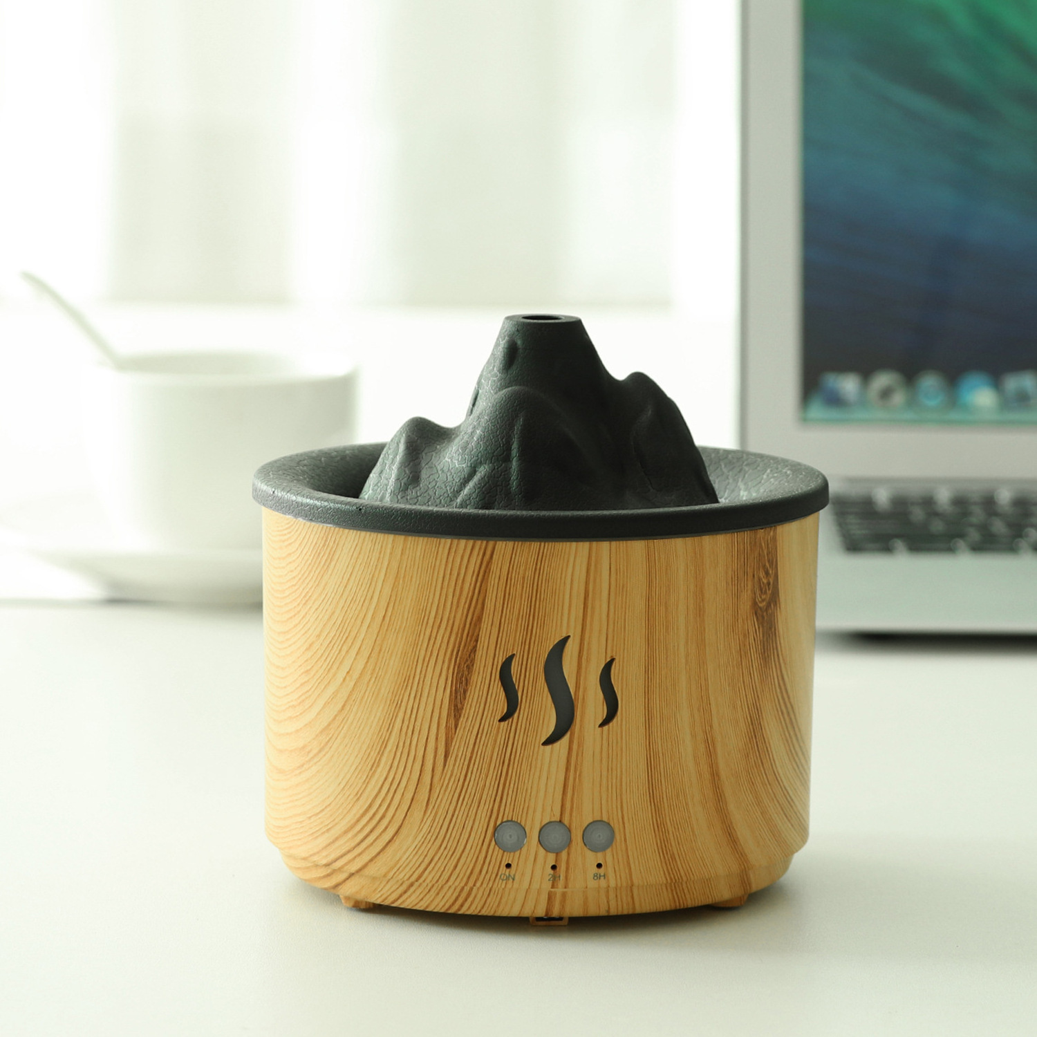 Super Strong Fire Volcano Humidifier Ultrasonic Aroma Oil Diffuser Fire flame Humidifier