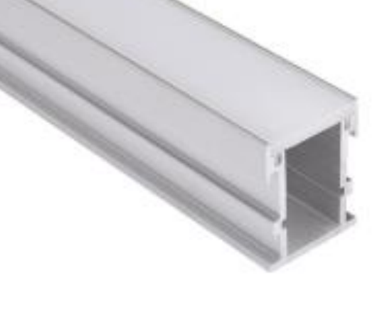 Silver Black White Led channel aluminum surface mount alloy 6063 with PC diffuser cover for floor led profile light