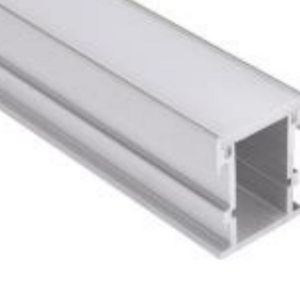 Silver Black White Led channel aluminum surface mount alloy 6063 with PC diffuser cover for floor led profile light