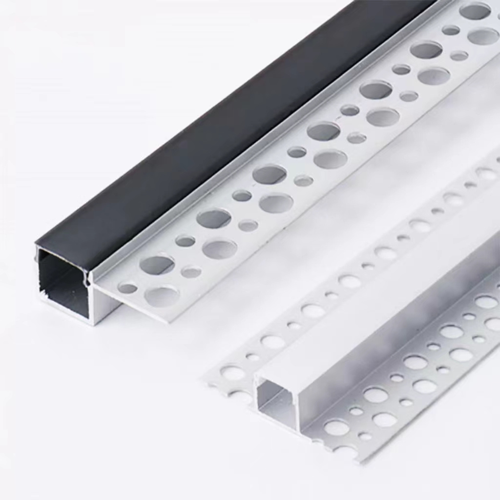 Hot Sale linear light For recessed ceiling light led profile PC cover diffused heat dissipation t slot LED diffuser channel