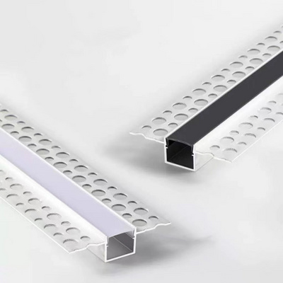 Hot Sale linear light For recessed ceiling light led profile PC cover diffused heat dissipation t slot LED diffuser channel