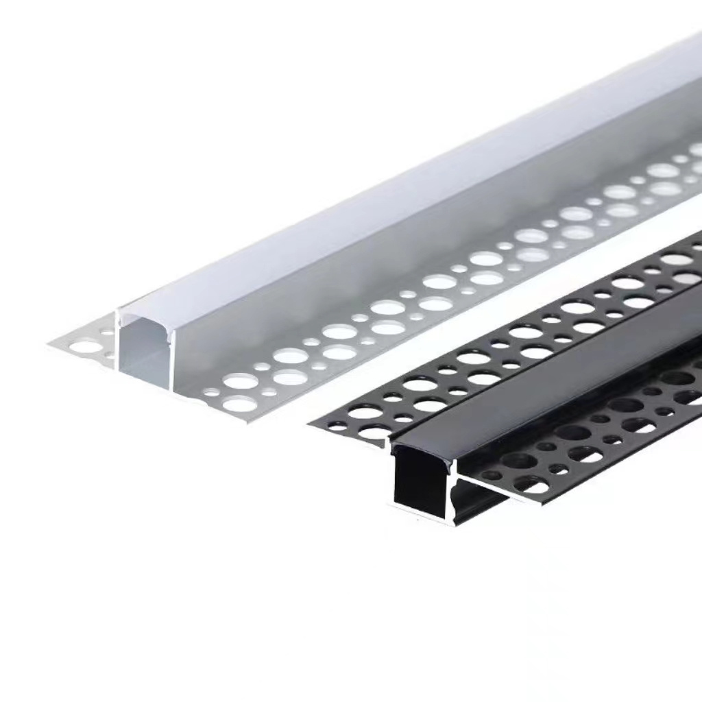 Hot Sale linear light For recessed ceiling light led profile PC cover diffused heat dissipation t slot LED diffuser channel