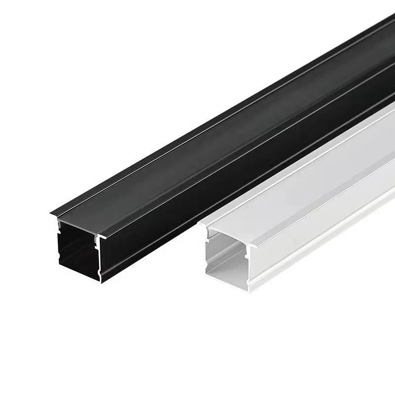 W23.5*H21.5mm aluminum mounting channel for flexible strip lights Alloy 6063 T5  Housing Extrusion alum Heat Sink LED Profile