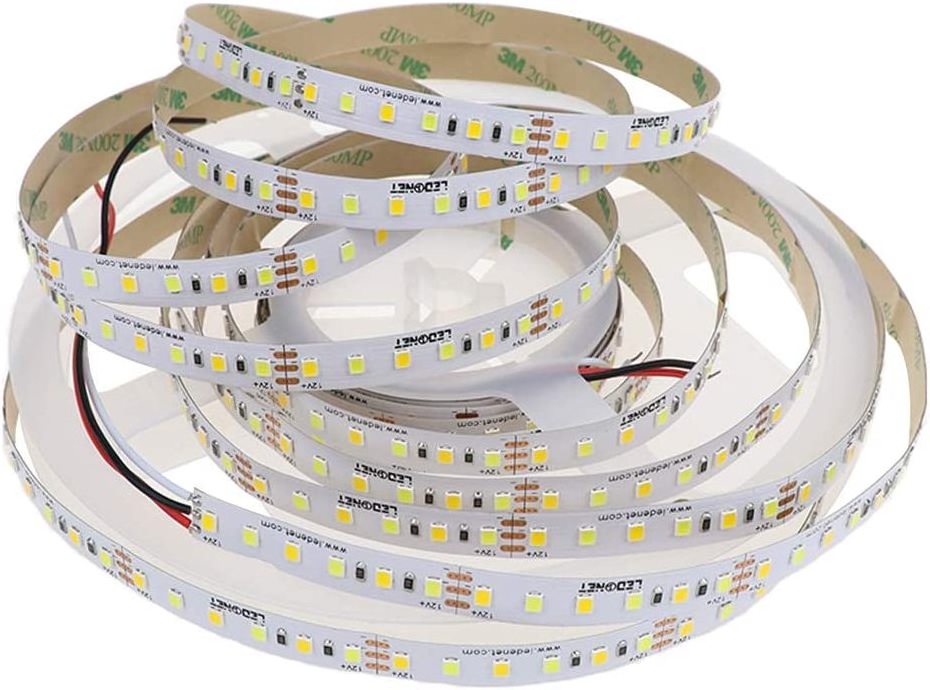 Factory Flexible SMD led strip light 120 LEDs Warm White Super Bright for Bedroom Decoration IP20 2835 smart led strips