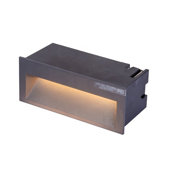 4W IP65 Outdoor Wall  Recessed LED Stair Light