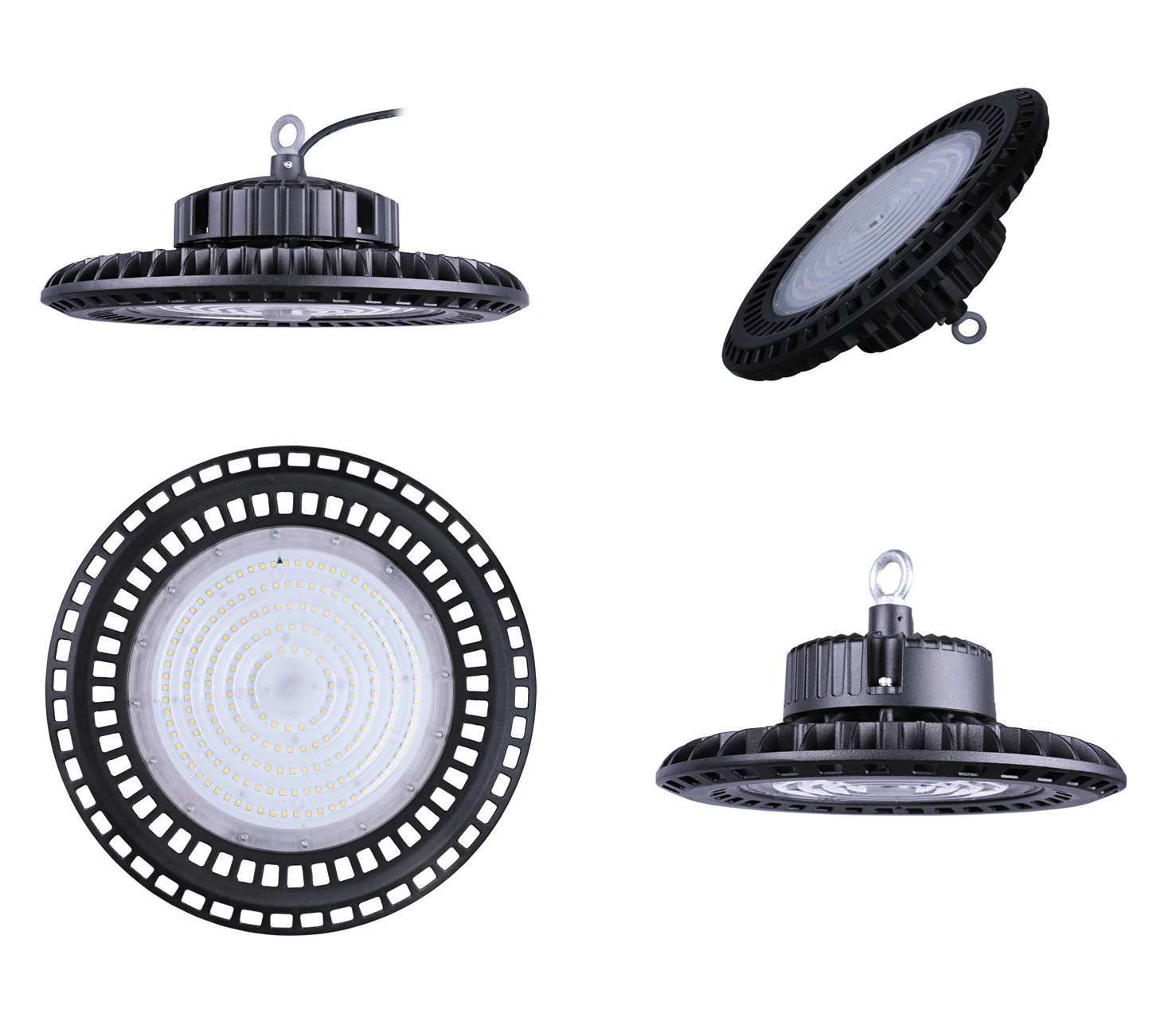 Body Housing Highbay Light IP66 UFO Led Aluminium Warehouse Lighting Explosion Proof IK08 200W Waterproof 3000-6000K AC90~305V