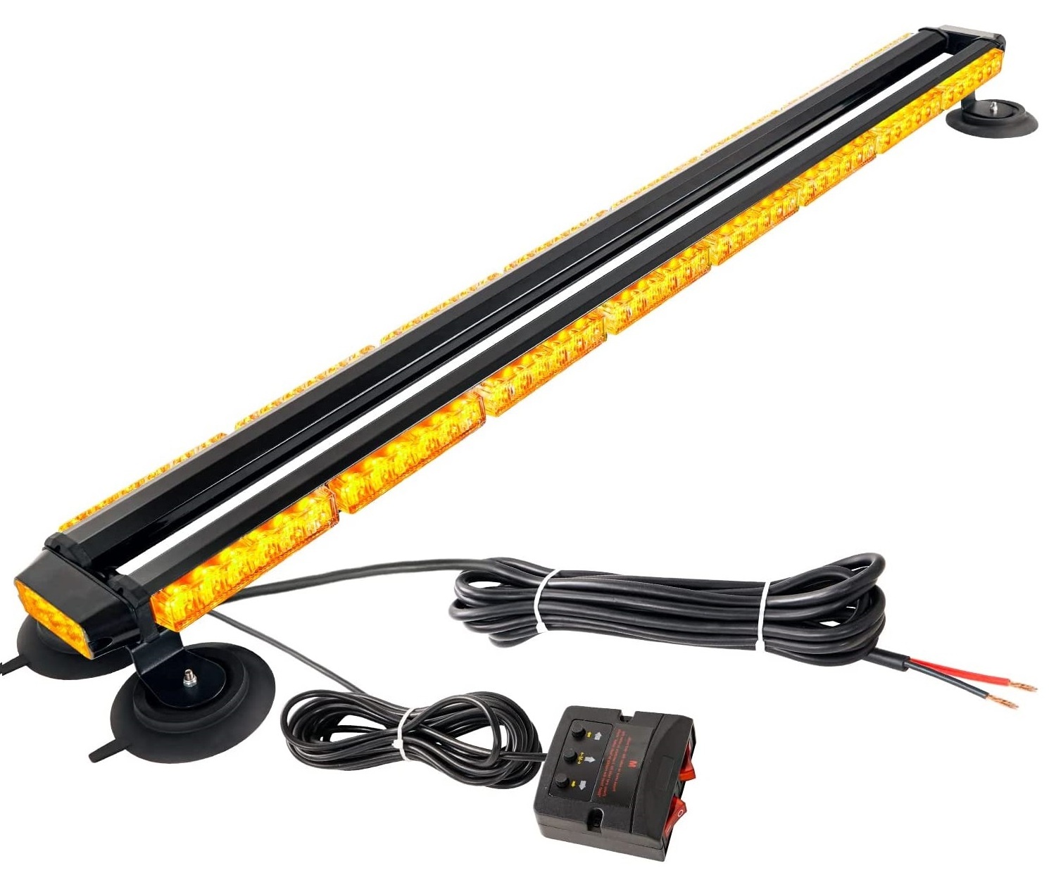 50 inches amber 102w vehicle car roof LED directional LED warning light bar