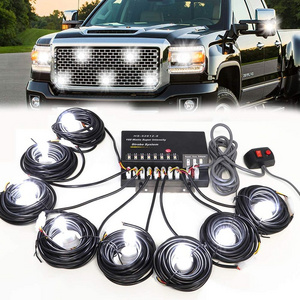 Car lighting manufacture 12V White 160W 8 HID Bulbs Xenon Emergency Hideaway Strobe Light Kit for Car