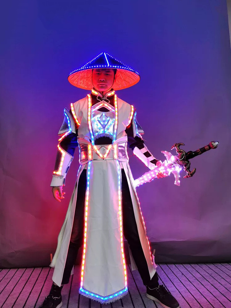 Rave LED costumes for bar night club party performance and festival