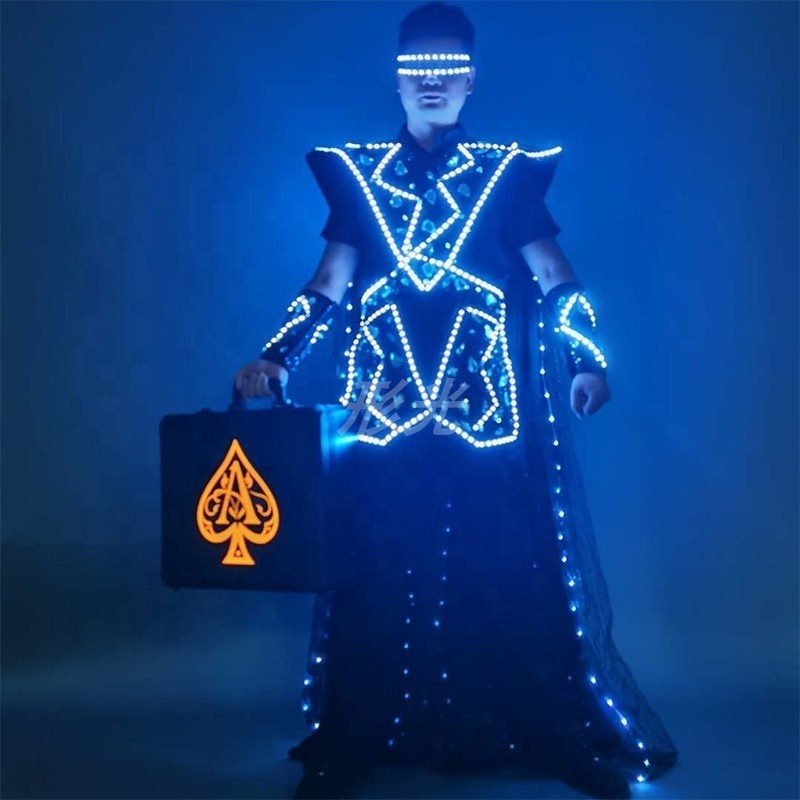 Rave LED costumes for bar night club party performance and festival