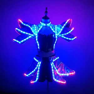 Led luminous clothes bar stage performance clothes, annual festival performance clothes  LED Robot  Costumes  rave party Costume