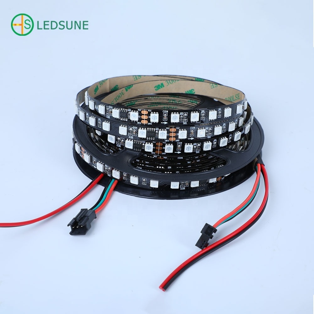 Customize 28V Addressable LED Tape 10 Pixels 80 LEDs/m Programmable Digital RGBIC Dream Color LED Strip Light