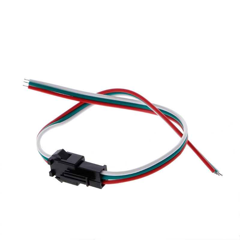 Customizable Length 3pin / 4pin JST Connector Male Female 3 4 Pin 10cm Wire Cable Pigtail Plug for LED Strip