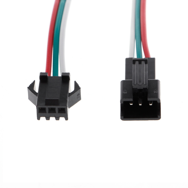 Customizable Length 3pin / 4pin JST Connector Male Female 3 4 Pin 10cm Wire Cable Pigtail Plug for LED Strip