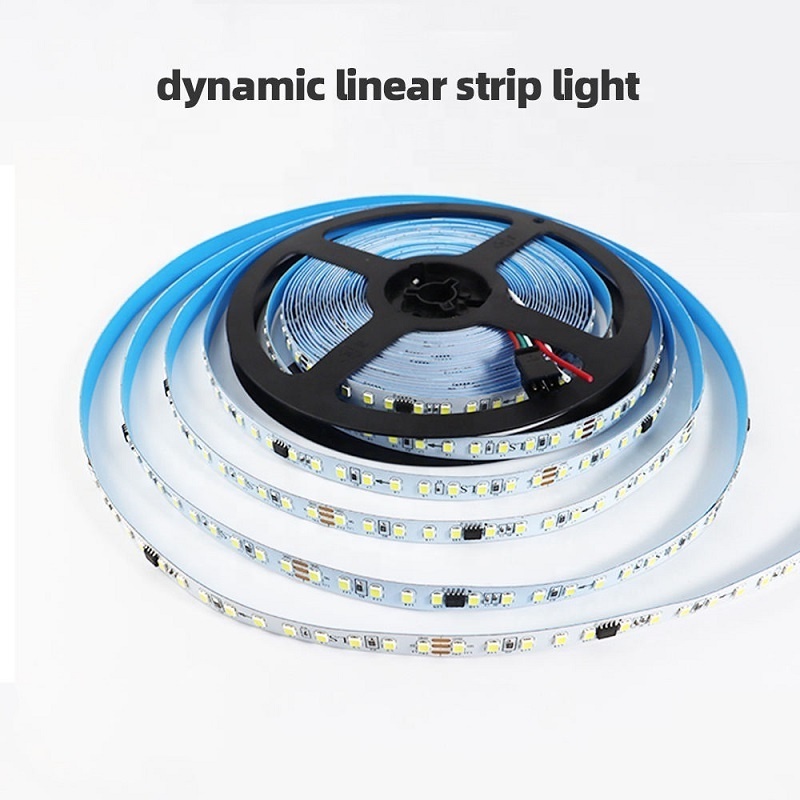 Running Water Flowing LED Tape 24V Smart 2835 Flexible Indoor Outdoor Waterproof Horse Race Chasing LED Strip Lights for Decor