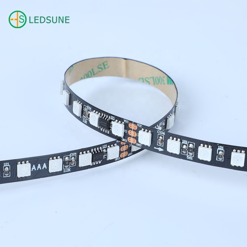 Customize 28V Addressable LED Tape 10 Pixels 80 LEDs/m Programmable Digital RGBIC Dream Color LED Strip Light