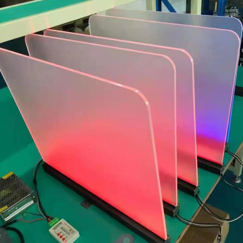 Transparent LGP Sheet Light Guide Plate PMMA Board Led Acrylic Clear Panel for Night Club Stage Indoor Outdoor Lighting Decor