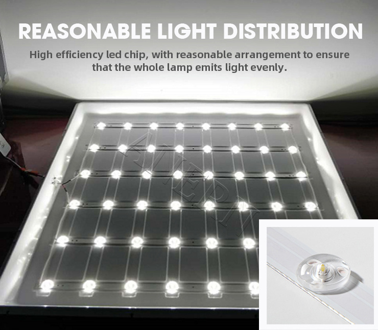 Lighting Factory ip44 Ultra thin 60x60 led panel light