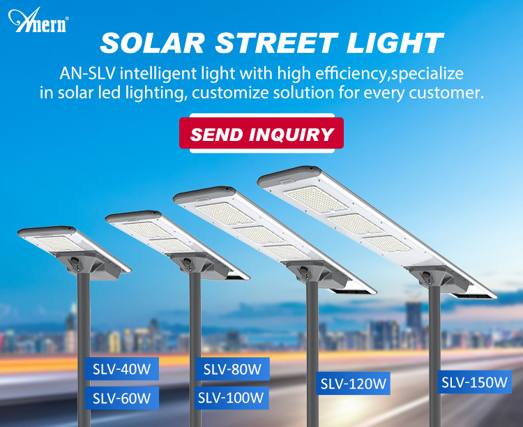 60w 8m ip66 solar outdoor light efficiency led solar street light