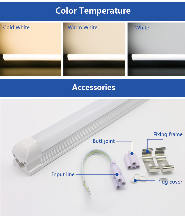 High quality t8 120cm 4 feet 18w led tube lamp for led residential lighting