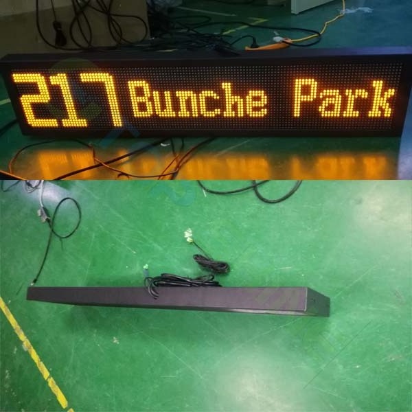 Wholesale P10*P8 LED screen for bus route sign P8.2 bus led destination sign P7.62 Advertising Bus Led Board Display