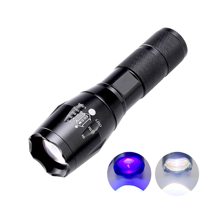 Multifunctional Waterproof UV Led Flashlight Finger Print Linterna UV Torch 395nm Flashlight