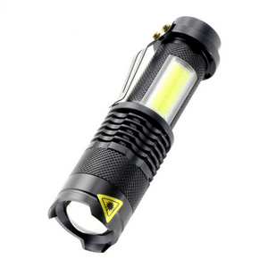 800 Lumens Mini Linternas Taschenlampe 3 Modes Waterproof Aluminum clip on Pocket Cob Flash Flashlight 3W