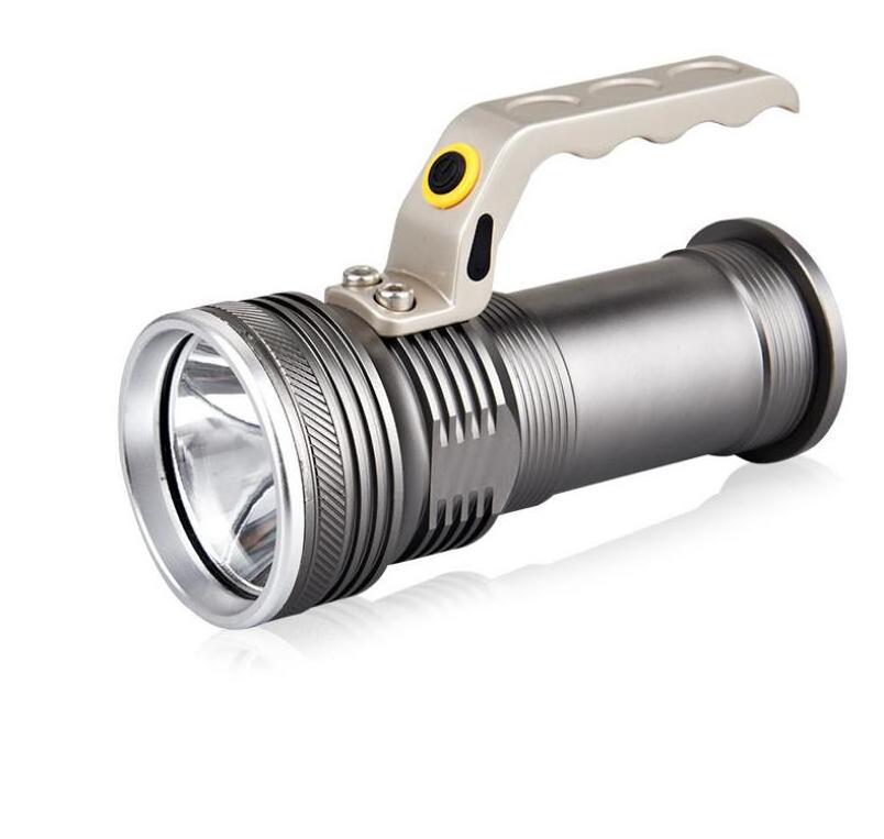 Heavy Duty T6 Torch Light Hunting High Beam Rechargeable Handheld 18650 Led Flashlights with Handle