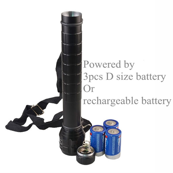 Heavy Duty Torch Flash light Battery Powered Tactical Torchlight Hunting Super Bright led Torch light Big