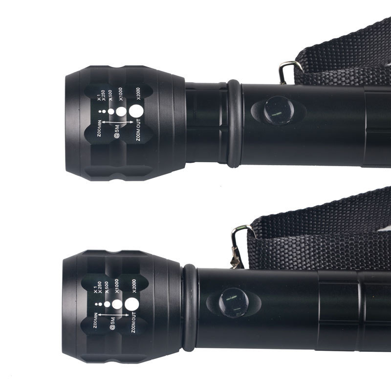 Wholesale Big LED Long Flashlights Powerfull Heavy Duty High Beam Flash Torch for Fishing Hunter