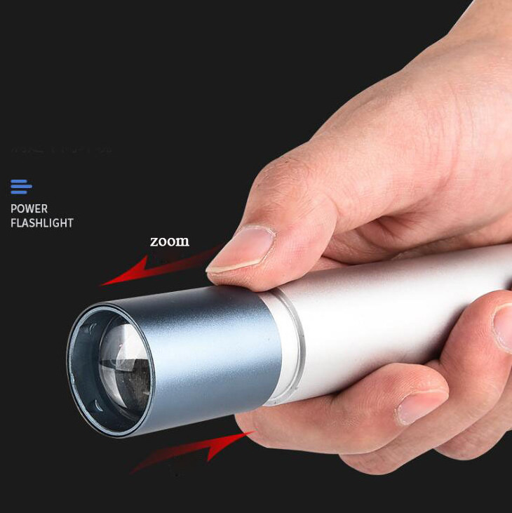 Cheap Compact Super Zoomable Mini Powerful XPE LED Waterproof Micro Xiaomi Flashlight With Usb Charge