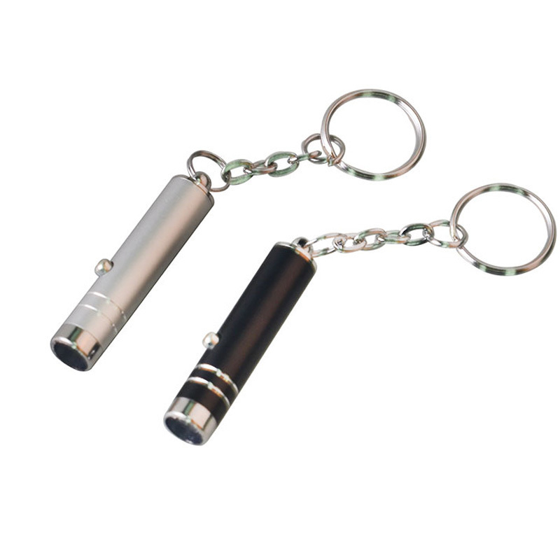 Mini Promotional Aluminum Customized Key Chains 395nm UV Led Torch Keychain Flashlight Keychain Led Keyring