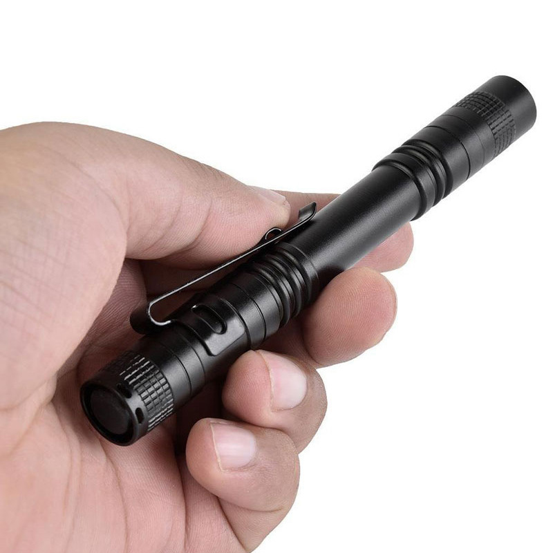 Flashlight LED high power high lumens 3w XPE white led pen light 2*AAA batteries mini flashlight/