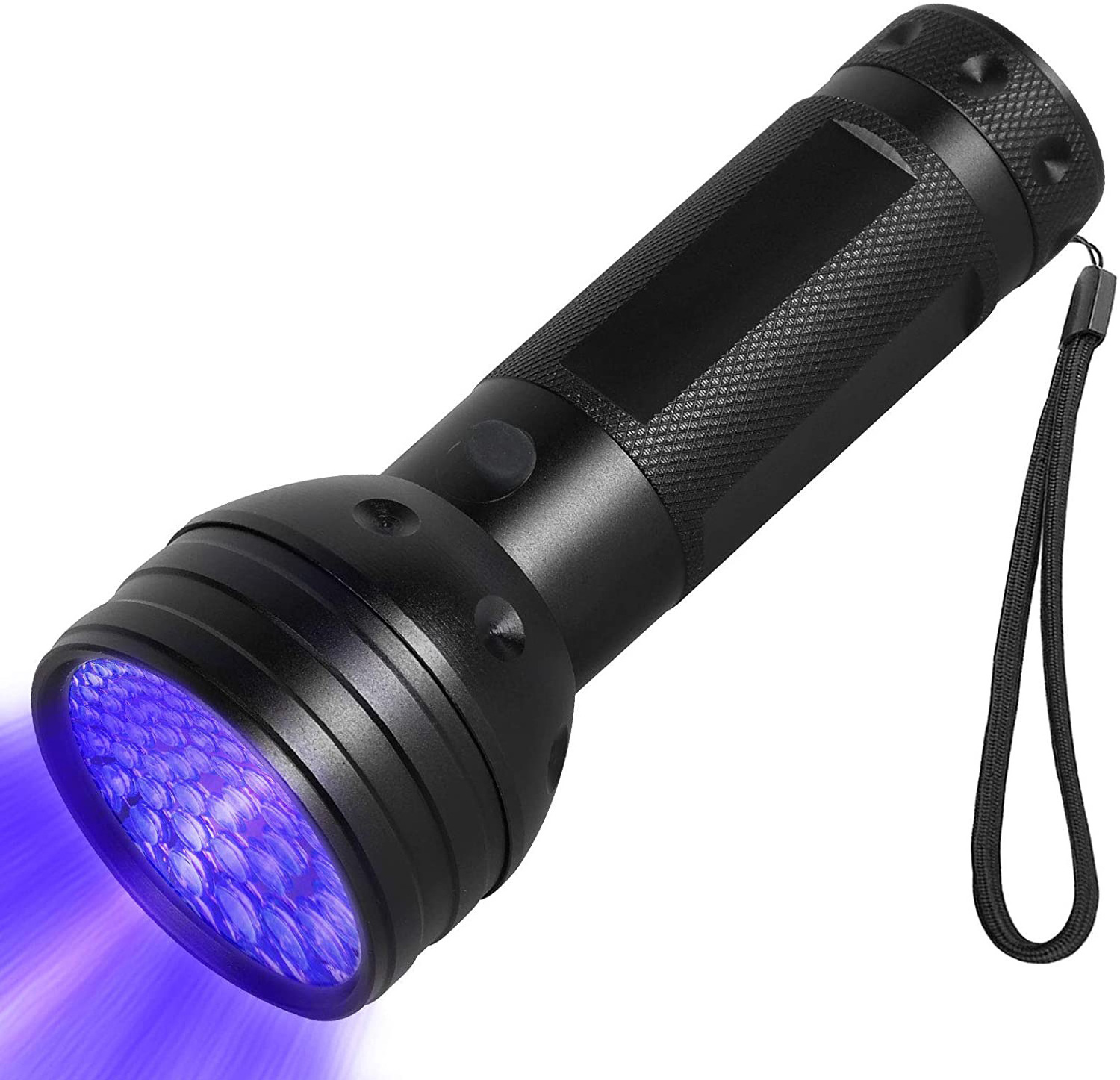 Bacteria Detection Pocket Black light Ultra ED 395nm Aluminum 51 Led  UV Flashlight Torch Scorpion Detector